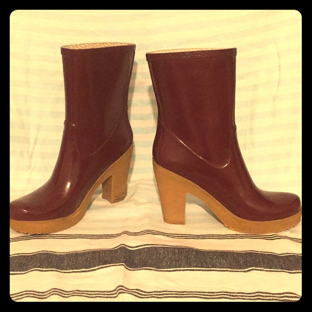 Hunter Arnie Maroon 4” Rubber Boot 9/40 Rare!